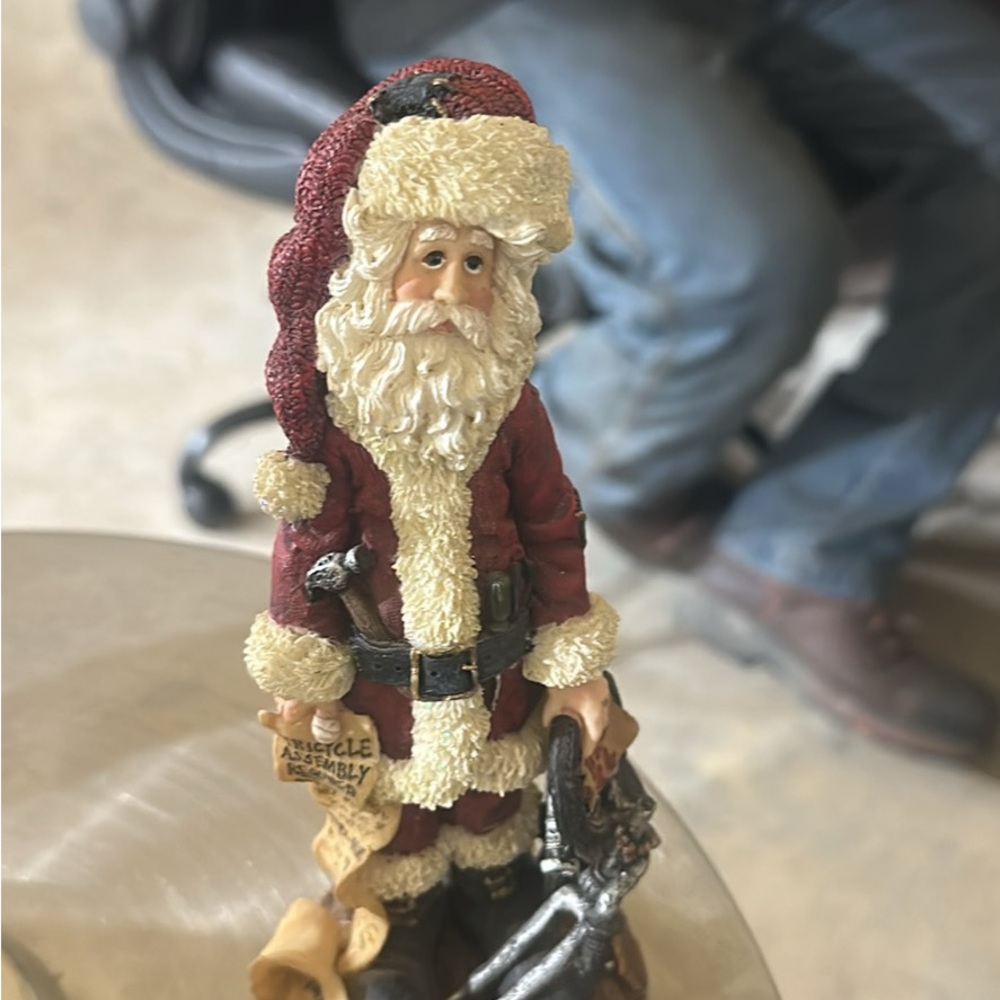 Boyds Bears Santa Figurine - Red and Cream